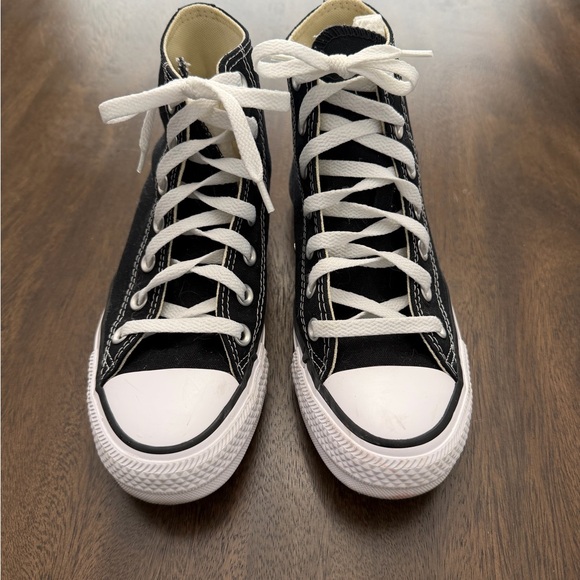 Converse Black and White High-Top Sneakers - Picture 2 of 4